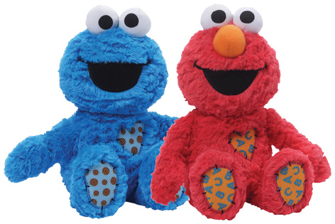 Cookie Monster and Elmo