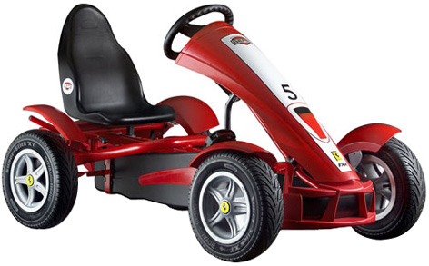 The Ferrari FXX Racers pedal Go-kart