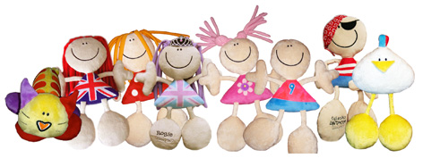 Fulanitos plush characters