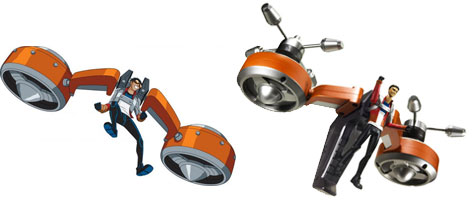 A toy version of the Generator Rex Air Attack Boogie Pack