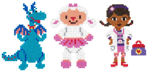 Assortment of Hama Bead characters