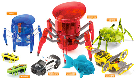 Hexbug's portfolio of toys