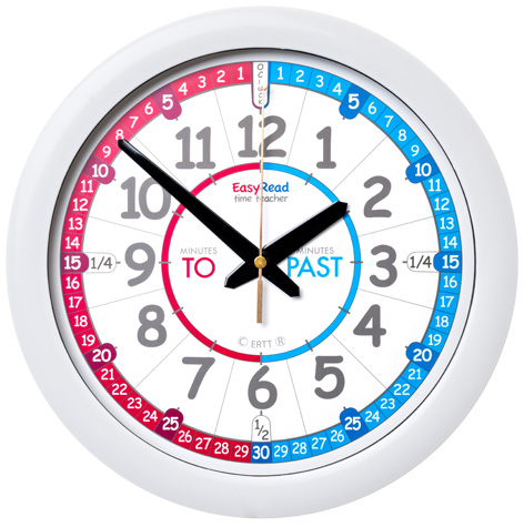 EasyRead Time Teacher Childrens Wall Clock