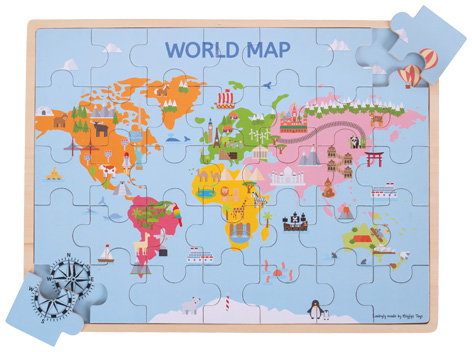 World Map Puzzle