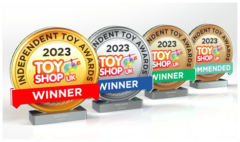 2022 Independent Toy Award Trophies