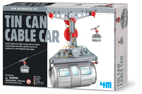 4m Tin Can Cable Car