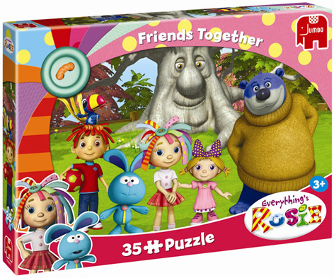 Packaging for the Everythings Rosie Jigsaw Puzzles from Jumbo Games