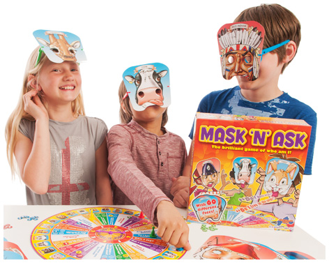 Kids playing with Mask n Ask