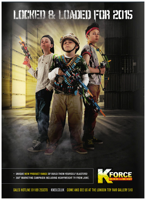 K-Force Blaster trade show advert