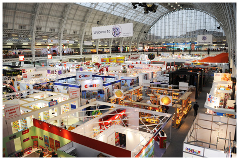 View of the London Toy Fair at Olympia