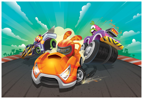 Moshi Karts artwork