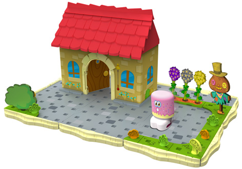 The Moshi Monster Bobble Bots Playset