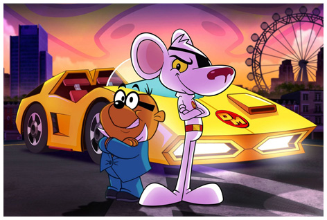 The new look Danger Mouse and Penfold