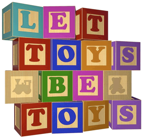 The official Let Toys Be Toys logo