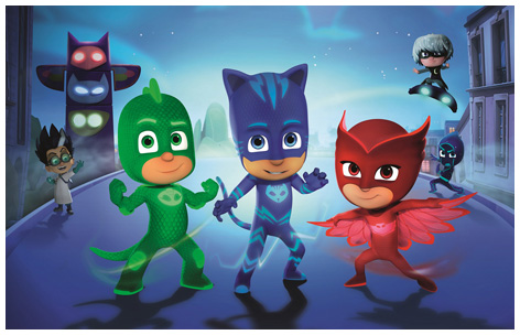 PJ Masks Characters: Gekko, Catboy and Owlette