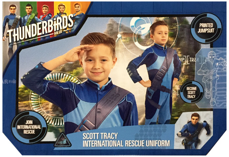 Thunderbirds Scott Tracy International Rescue Uniform