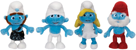 The Smurfs Soft Toys from Flair