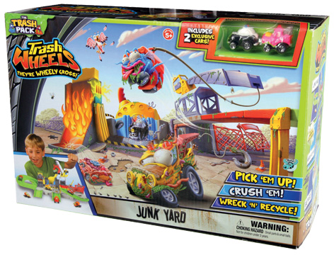 Trash Pack Wheels Junk Yard Packaging