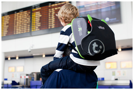 Trunki backpack at airport