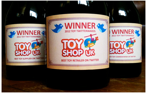 Twitterwards Champagne label