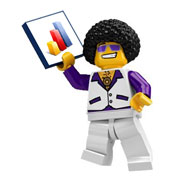 Disco Dude LEGO Minifigure