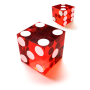 Translucent Red Dice