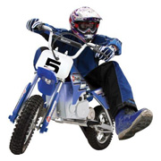 A Razor MX350 Dirt Rocket Electric Motorbike