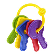 A Classic Teether in the Shape of a Bunch of Keys