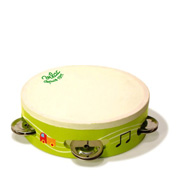 A Wooden Toy Tambourine from Vilac