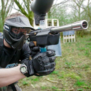 Child With A Paintball Gun