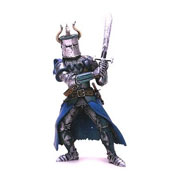 An Azur Toy Knight Figure