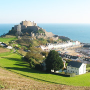 Mont Orgueil in Jersey, Channel Islands