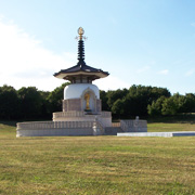 The Peace Pagoda in Milton Keynes