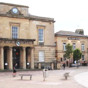 Old Town Hall in Market Place, Mansfield