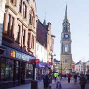 Falkirk's pedestrianised High Street