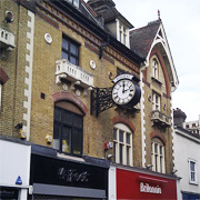 Shopping parade in North End, Croydon