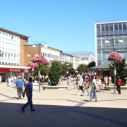 Queens Square in Crawley Town Centre