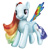 My Little Pony Flip & Whirl Rainbow Dash Pony