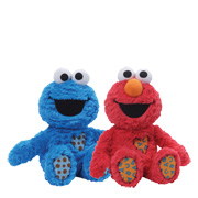 Cookie Monster and Elmo