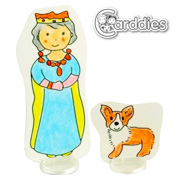 Carddies Queen and Corgi