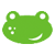 Spotty Green Frog Logo