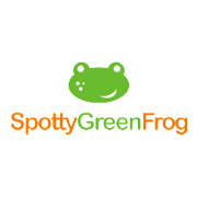 Spotty Green Frog Logo